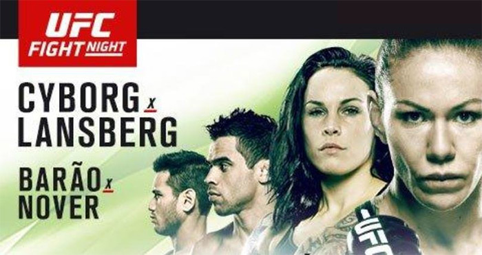UFC Fight Night: Cyborg vs. Lansberg mérkőzések videói