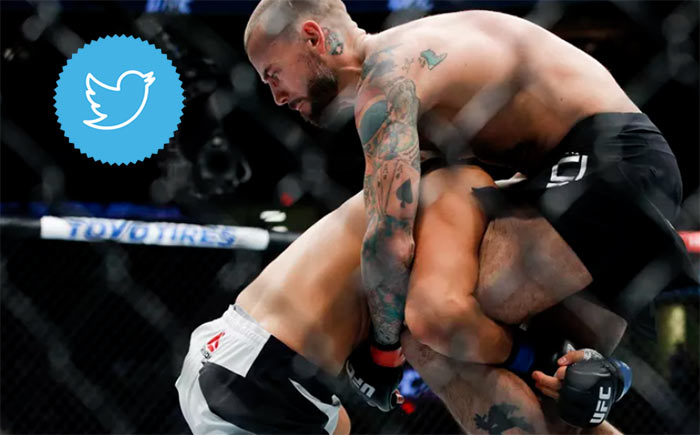 Twitter-reakciók CM Punk debütáló meccse kapcsán a UFC-ben