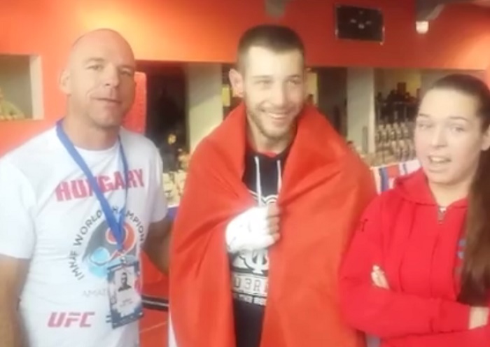 Cziffra Attila TKO-győzelmet aratott a prágai amatőr MMA Európa-bajnokságon