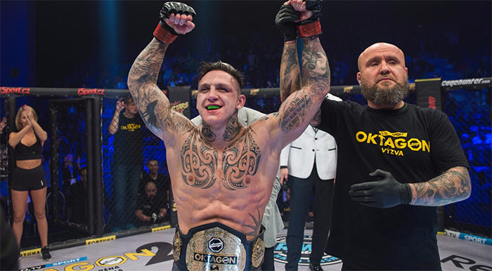 Boráros Gábor ellenfele állát törve nyerte az Oktagon MMA döntőt (videó)