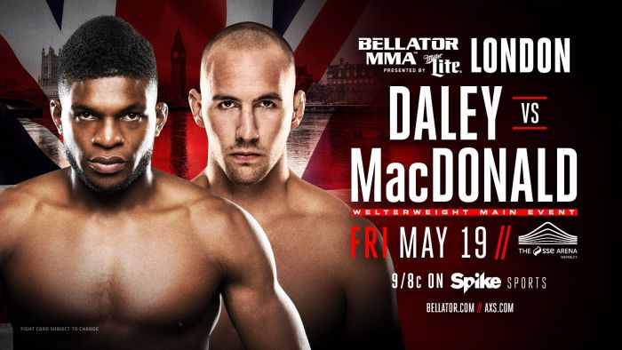 Bellator 179: Daley vs. MacDonald élő közvetítés