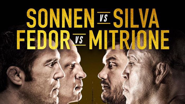 Bellator 180: Silva vs. Sonnen mérlegelés, élő közvetítés