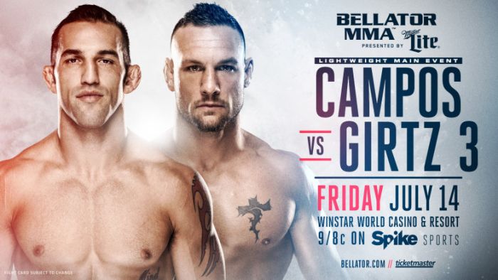 Pénteken jön a Bellator 181: Campos vs Girtz 3