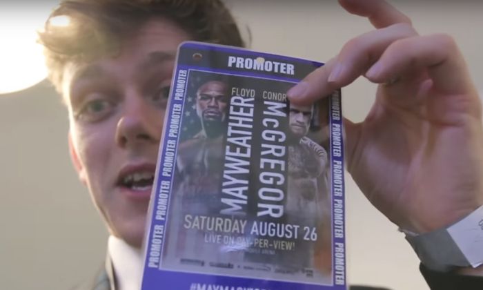 Ez a srác belépőt hamisított, McGregor csapattagjának adta ki magát a londoni sajttájon (videó)