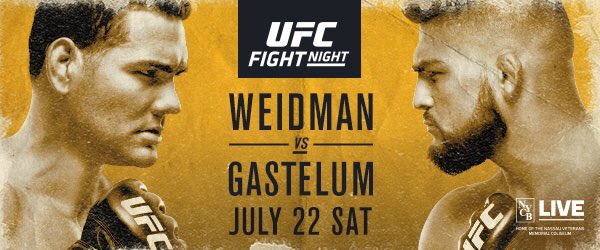 UFC on Fox: Weidman vs. Gastelum mérkőzések videói