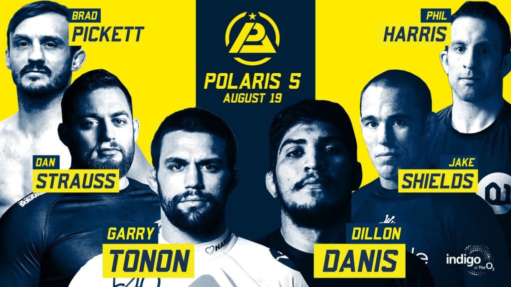 Dillon Danis ráfeszült Garry Tonon arcára a Polaris 5 mérlegelésen