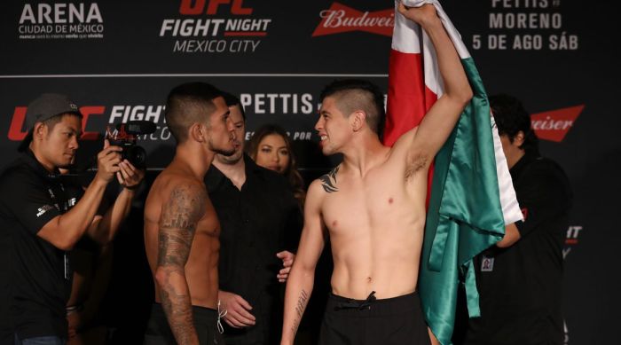 UFC Fight Night 114: Pettis vs. Moreno (rendhagyó) élő közvetítés