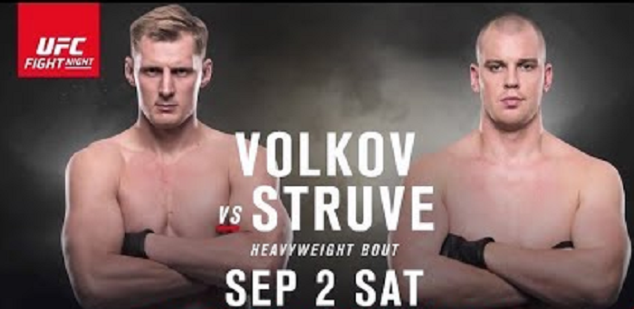 UFC Rotterdam: Struve vs Volkov élő közvetítés
