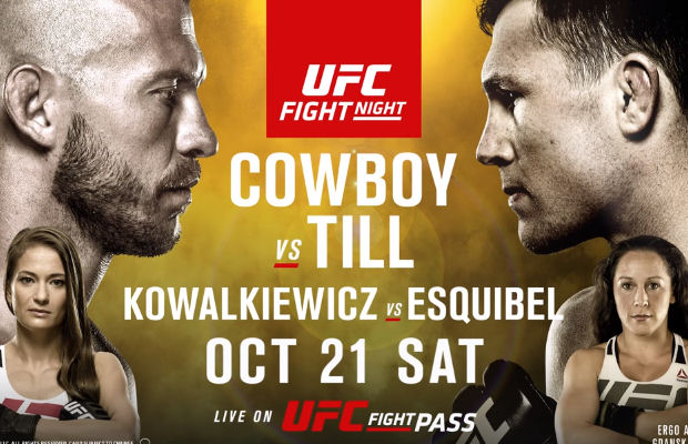 UFC Fight Night: Cerrone vs Till mérkőzések videói