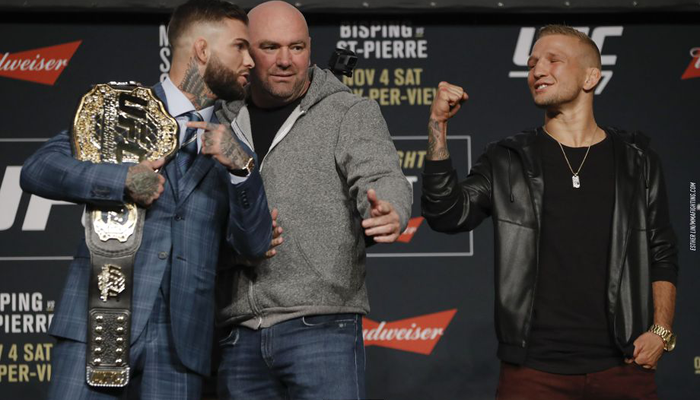 Itt a videó! TJ Dillashaw-ot kiüti Cody Garbrandt