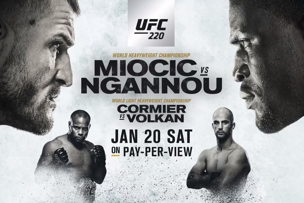UFC 220: Miocic vs Ngannou mérkőzések videói