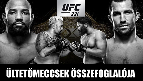UFC 221: Romero vs Rockhold: Ez történt a 8 ültetőmeccsen