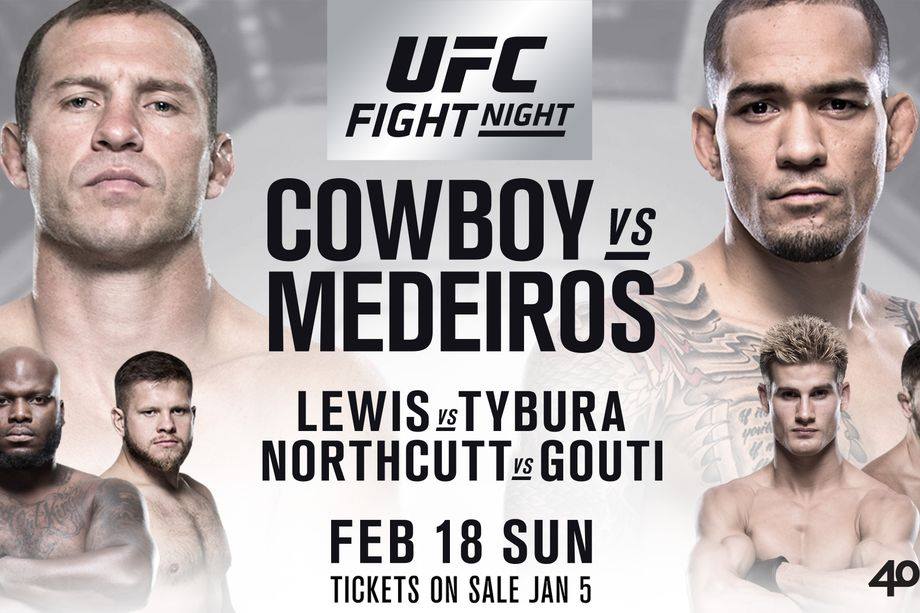 UFC Fight Night 126: Cowboy - Medeiros összefoglaló