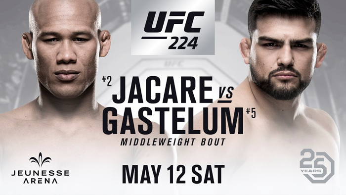 Megkaptuk a 185 fontos kérdésre a választ: Jacaré Souza – Kelvin Gastelum a UFC 224-en!!!