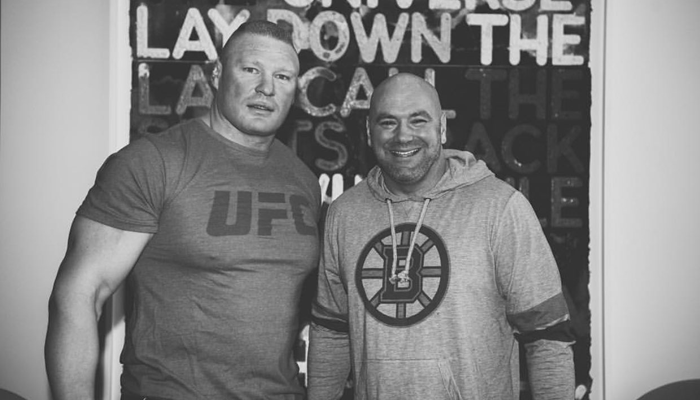 Dana White megint belógatta a Brock Lesnar mézesmadzagot