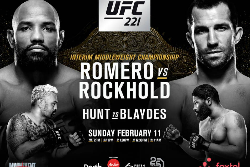 UFC 221: Romero vs. Rockhold élő közvetítés