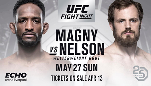 A Magny vs Nelson lesz a Till és Wonderboy előmeccse Liverpoolban