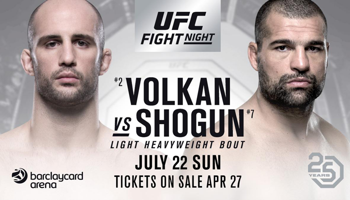 A UFC hamburgi gálájának főmérkőzése lett az Özdemir – Shogun összecsapás