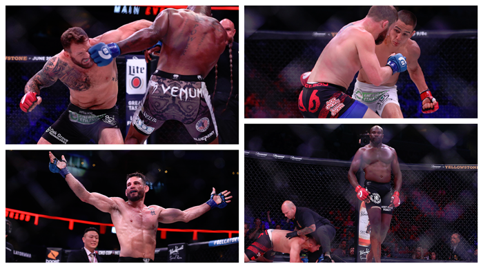 Mészárlás a Bellator 199-en, 15 másodpercig tartott az utolsó nehézsúlyú negyeddöntő