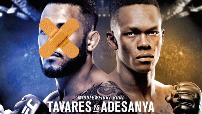 Valószínűleg odalett az Ultimate Fighter döntőjének főmeccse is: Adesanya ellenfél nélkül