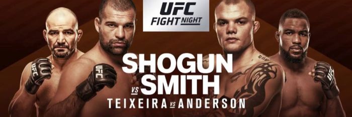 Szokatlanul JÓ időben kezdődik a UFC Fight Night 134: Mauricio Rua vs. Anthony Smith