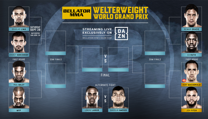 Itt a Bellator váltósúlyú tornájának menetrendje, végre megkapjuk Paul Daley és MVP meccsét