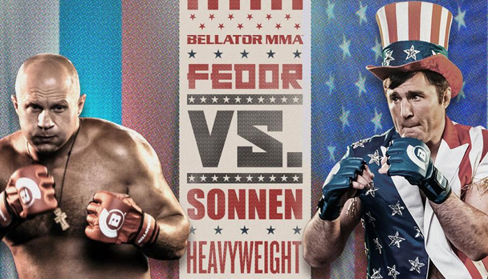Befutott a Fedor – Sonnen gála posztere. P4P minden idők legjobbja. Indul a hype a Bellator 208-ra