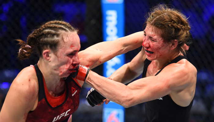 Irene Aldana törött kézzel csinálta végig az idei év eddigi legjobb női MMA mérkőzését, Lucie Pudilova ellen!