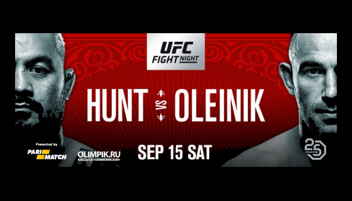 UFC Fight Night 136: Hunt vs. Oleinik, Tippelde!