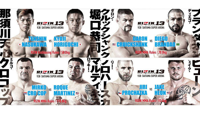 A RIZIN kickboxban összeengedi két legnagyobb nevét. Kyoji Horiguchi – Tenshin Nasukawa hó végén!