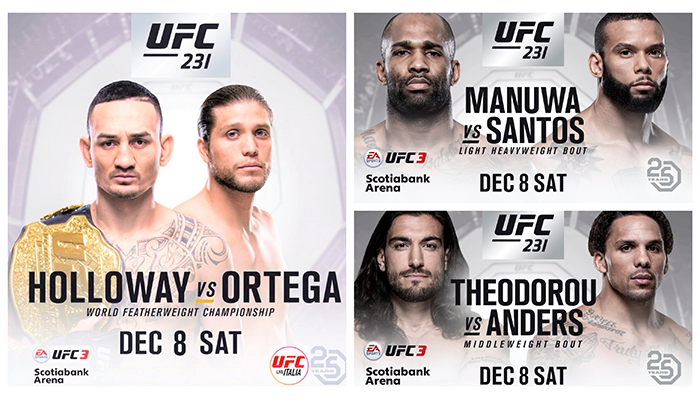 Most lett jobb a Mikulás. Sokkal de sokkal jobb. Három állati meccset kapott a UFC 231!