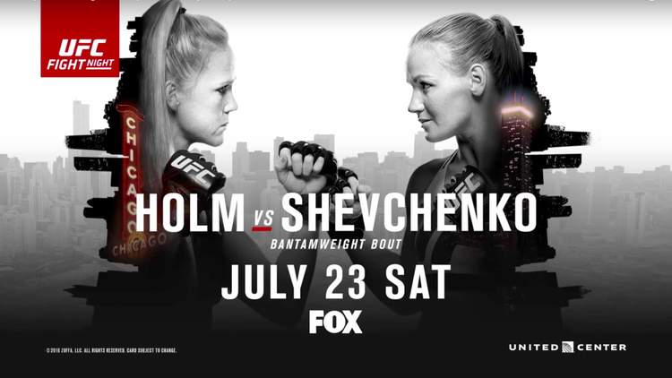 UFC on FOX 20: Holm vs. Shevchenko mérkőzések videói