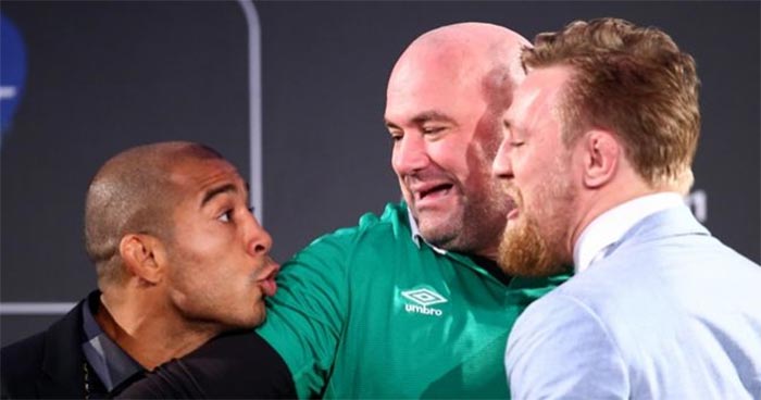 Újra fellángolt a gyűlölet Conor McGregor és Jose Aldo között