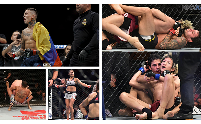 Négy meccs, négy döntés, majd megint négy meccs és négy kopogtatás!. Jelesre vizsgázott a UFC Argentínában! 