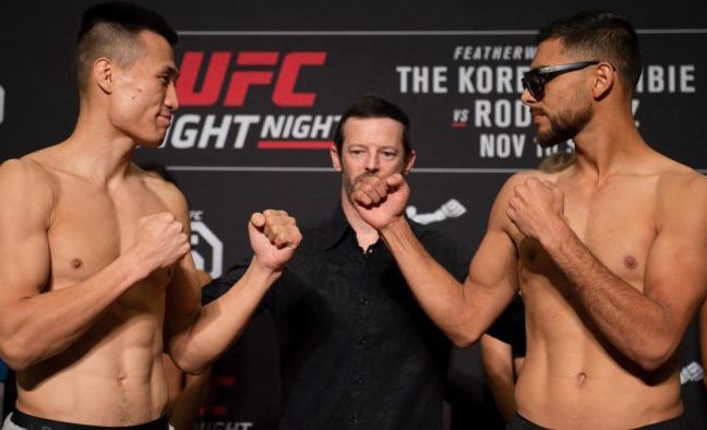 UFC Fight Night: Korean Zombie vs. Rodríguez élő közvetítés