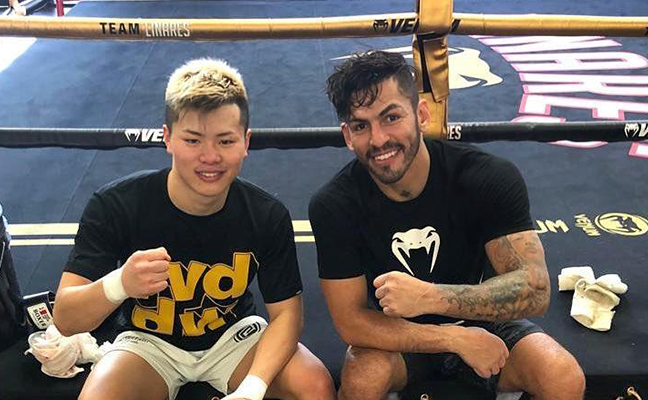 Tehát komoly: Tenshin Nasukawa a Vasyl Lomachenkot is leütő Jorge Linares-szel készül Floyd Mayweather ellen!