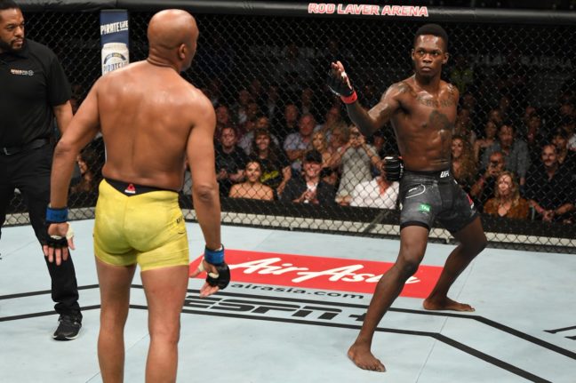 Végtelenül izgalmasra sikeredett a UFC 234 vész-főmeccse Anderson Silva és Israel Adesanya között!