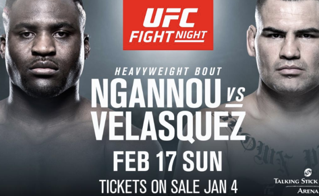 UFC on ESPN: Ngannou vs. Velasquez: élő közvetítés