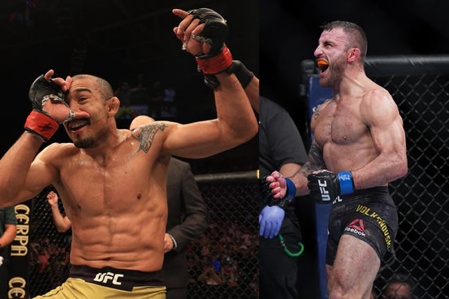 Úgy néz ki egymásra akadt José Aldo és Alexander Volkanovski! Virágzik a pehelysúly!