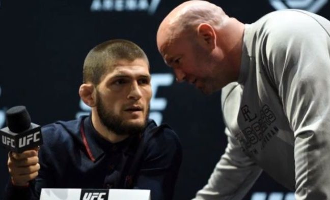 Dana White megüzente Khabibnak, hogy nincs kotlás a bajnoki címen