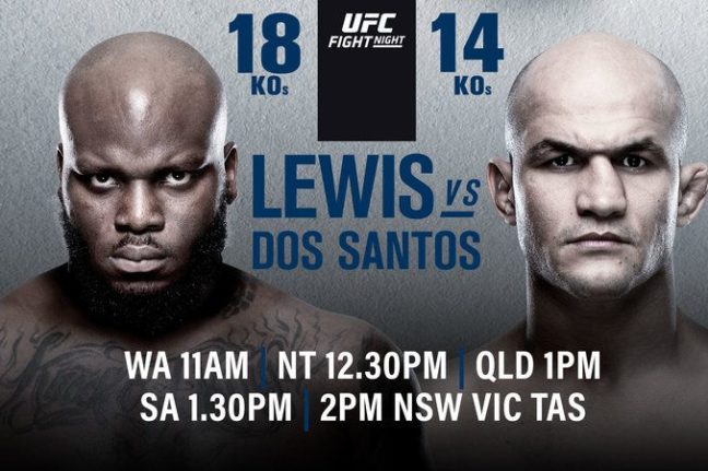 UFC menü hétvégére: jön a UFC Fight Night 146 - Lewis vs. Dos Santos!
