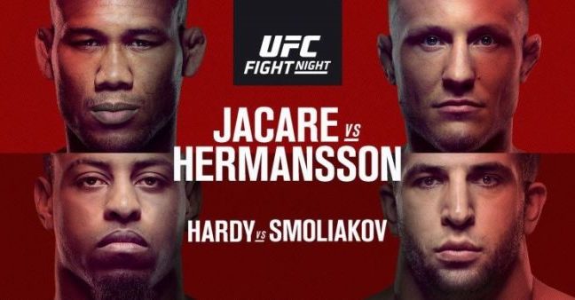 Tippelde: UFN 150, Jacare vs Hermansson