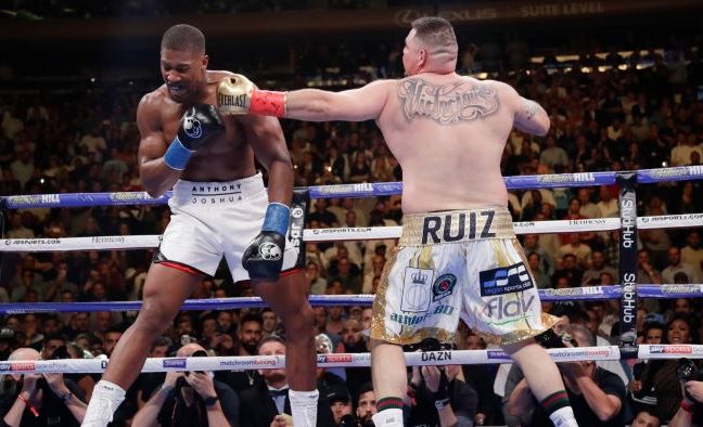 A 10 kilóval nehezebb Andy Ruiz sokkolta a világot, TKO-zta Anthony Joshuát