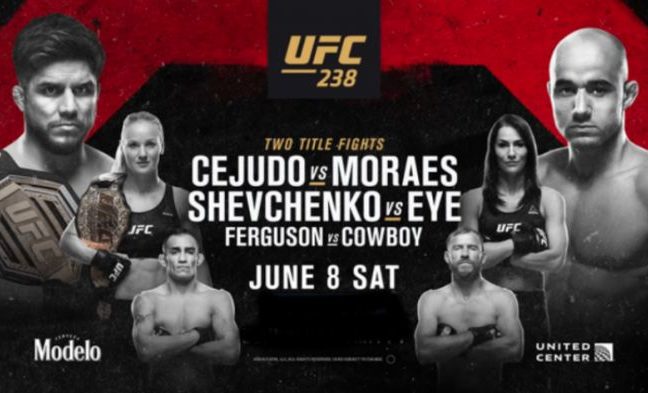 UFC 238: élő közvetítés
