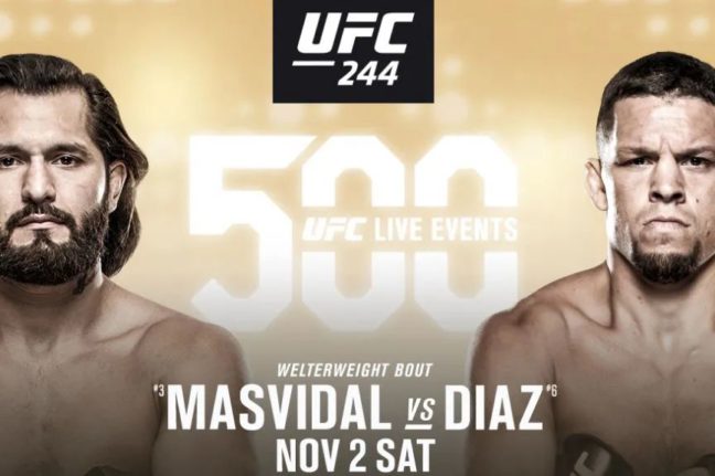 Óriási hype: itt a Nate Diaz vs. Jorge Masvidal meccs hivatalos plakátja!
