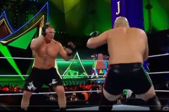 Brock Lesnar konkrétan lenyomott egy MMA meccset Cain Velasquezzel a WWE-ben