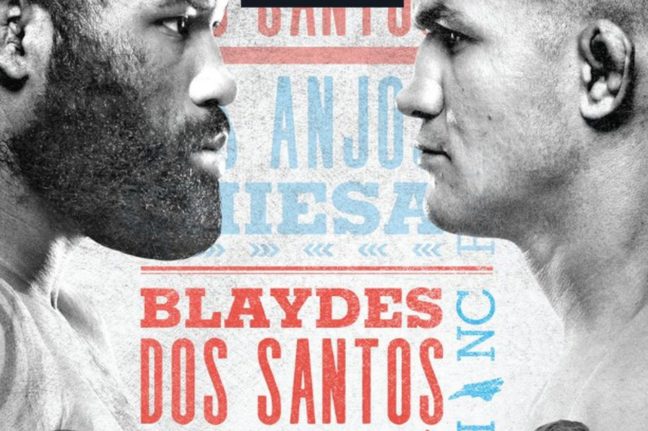 Tippelde UFN 166 Blaydes vs. Dos Santos
