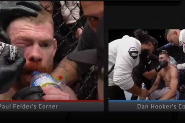 Paul Felder fél szemmel is majdnem megverte Dan Hooker-t