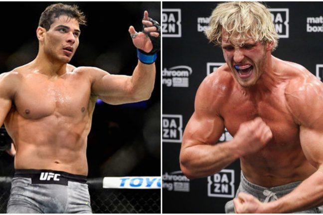 Videó: Paulo Costa merevre ütötte Logan Paul-t edzésen