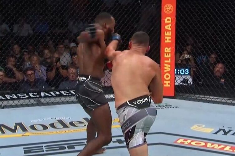 Maximumra emelkedett a pulzus Nate Diaz és Leon Edwards meccsén
